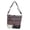 Brown Pink, variant on Challenger Women Canvas Handwoven Brown Leather Handbag Tote Purse 17RT2121-218