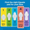 thumbnail image 4 of Equate Ultra Thin Pads with Flexi-Wings, Overnight Absorbency, Size 4, 14 Count, 4 of 13