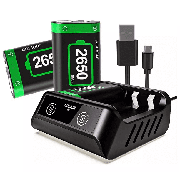Batería Recargable Para Mando Xbox One/Series X/S 2x2650mah Negro BLOOSOM