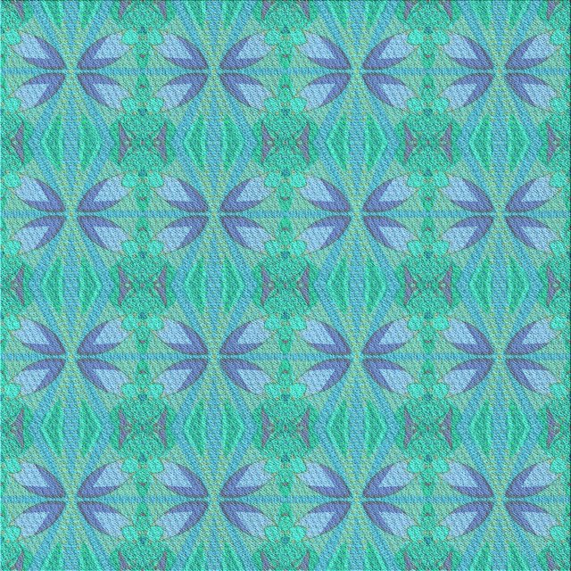 Ahgly Company Machine Washable Indoor Square Transitional Bright Turquoise Blue Area Rugs, 5' Square