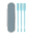 thumbnail image 4 of 3Pcs 2-in-1 Nasal Hair Cutter,Portable Manual 360° Rotating Nose Hair Trimmer with Storage Box,Double Sided Nose Hair Knife,Upgrade Double Head Manual Nose and Ear Hair Trimmer for Women Men,Blue, 4 of 7