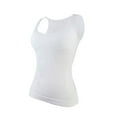 thumbnail image 1 of Qarigey Chaleco adelgazante sin mangas para mujer, ropa deportiva transpirable para entrenamiento de pecho para mujer, ropa blanca Type2 NO2, 1 of 6