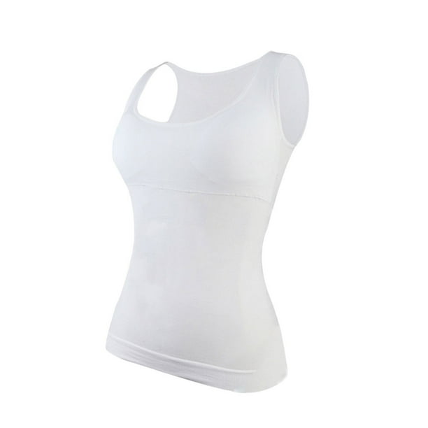 Chaleco Adelgazante de Verano para Mujer Sonducket Sin Mangas Blanco XXL