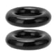 thumbnail image 1 of M Buder 2 Piezas Anillo de Peso de Golf, Aro de Calentamiento Redondo y Brillante para Entrenamiento de Swing, Accesorios de Práctica para Mejorar Fuerza y Distancia, Negro, 6 cm / 2.4 inches, 1 of 9