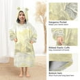 thumbnail image 4 of Wearable Blanket with Sleeves and Pocket Oversized Hooded Sweatshirt 3-14 YR Patterned Hills L, 4 of 7