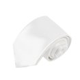 thumbnail image 1 of Corbatas de caballero de 5 cm de color liso para cosplay, escenario, decoración de ropa, fiesta, disfraz, color blanco, 1 of 7