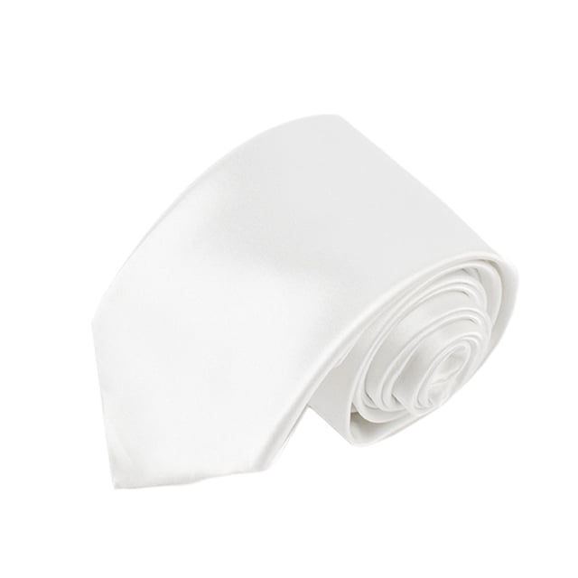 Corbatas de caballero de 5 cm de color liso para cosplay, escenario, decoración de ropa, fiesta, disfraz, color blanco
