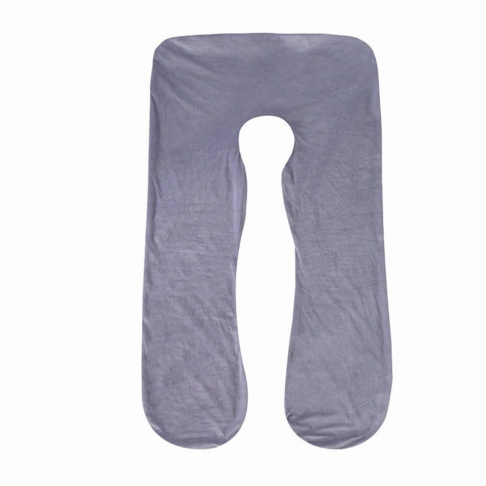 U-Shaped Maternity Pillow Cover, Soft Washable Removable Case, Comfortable Pregnancy Support Pillow Protector, Easy-Care Bedding for Expecting Moms, Gentle on Sensitive Skin