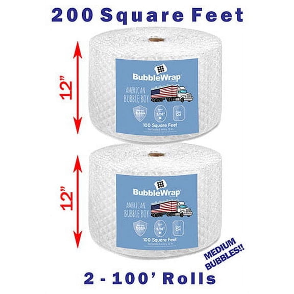 Official Sealed Air Bubble Wrap - American Bubble Boy (200' Medium (5/16") Bubble Wrap)