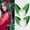 Green, variant on 4.7 Inch Soft Latex Elf Ears Cosplay Accessory Fairy Hobbit Pointed Ear Prosthetic Decor