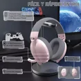 thumbnail image 3 of Audifonos Inalambricos Diadema Bluetooth Con Microfono Rosa, 3 of 8