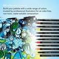 thumbnail image 5 of Lyra Aqua Brush Duo Dual Tip Markers, Primary Set, Assorted Colors, 6 Piece, 2 Pack, 5 of 8
