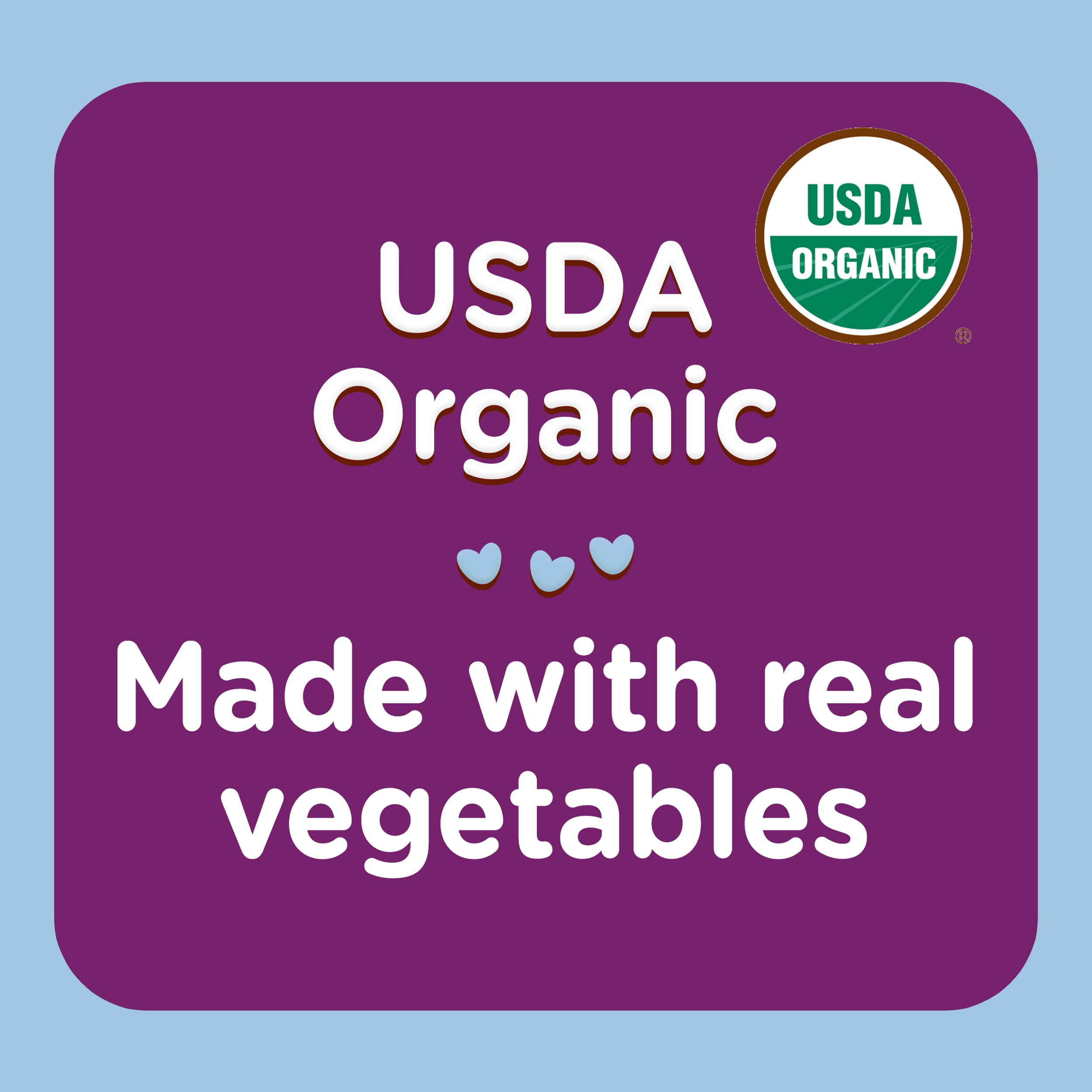 (6 pack) Parent's Choice Organic Stage 2 Baby Food Apple and Sweet Potato Puree, 4 oz Pouch