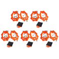 thumbnail image 1 of Funda Antideslizante para Zapatos 1 Par Garras 13 Dientes Senderismo Al Aire Libre () Naranja, 1 of 6