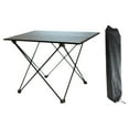 thumbnail image 1 of Mesa plegable para acampar al aire libre, mesa plegable para acampar, portátil, para senderismo, muebles resistentes, para patio trasero, viaje, Picni negro 40x35x29cm, 1 of 8