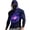 Purple, variant on GUZOM Mens Galaxy Print Purple Long Sleeve Sun Protection Shirt Hooded Rash Guard UPF 50 Quick Dry Fishing Hiking Shirt Moisture Wicking Activewear Top,Size 4XL