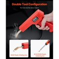 thumbnail image 2 of Plastic Welder Kit 100W Plastic Welder Gun and Iron 1000&60 Rods, 2 of 7