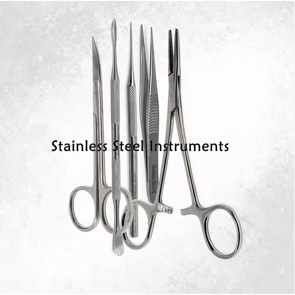 Jewelry Making Supplies Kit Jewelry Repair Tool with Jewelry Pliers Jewelry Findings and Beading Tweezers DIY Craft Kit - 5 Pcs