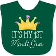 thumbnail image 3 of Inktastic My 1st Mardi Gras Crown Girls Baby Bib, 3 of 4