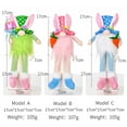 thumbnail image 2 of Matoen Easter Gnome Spring Ornaments Scandinavian Style Plush Figurines for Indoor Outdoor Garden Home Decorations - 6.7 Inches (Pink), 2 of 8
