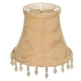 thumbnail image 2 of Satco Clip On Shade Beige Beaded Floral, 2 of 3