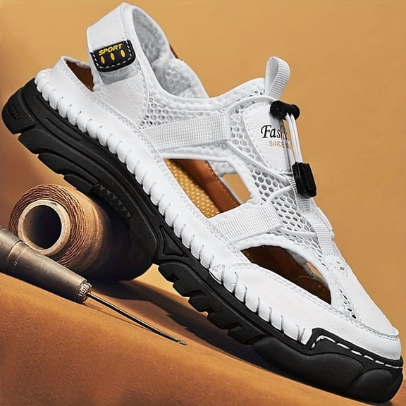 [Summer Sandals] Summer Men's Sandals |Perfect for Hiking，Casual Flip Flops and Slippers in Black, Brown, and Grey