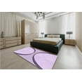 thumbnail image 4 of Ahgly Company Indoor Rectangle Patterned Rich Lilac Purple Area Rugs, 2' x 4', 4 of 6