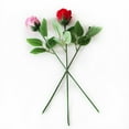 thumbnail image 3 of HOOWIFFY 30 Pcs Green Rose Stems with Leaves Floral Wire for Flower Arrangement and Craft Decoration, 3 of 6