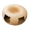 thumbnail image 3 of Cat Tunnel Bed, 2 Holes Easy To Clean Foldable Double Layer Removable Cat Carve Bed  For All Seasons For Pet, 3 of 8