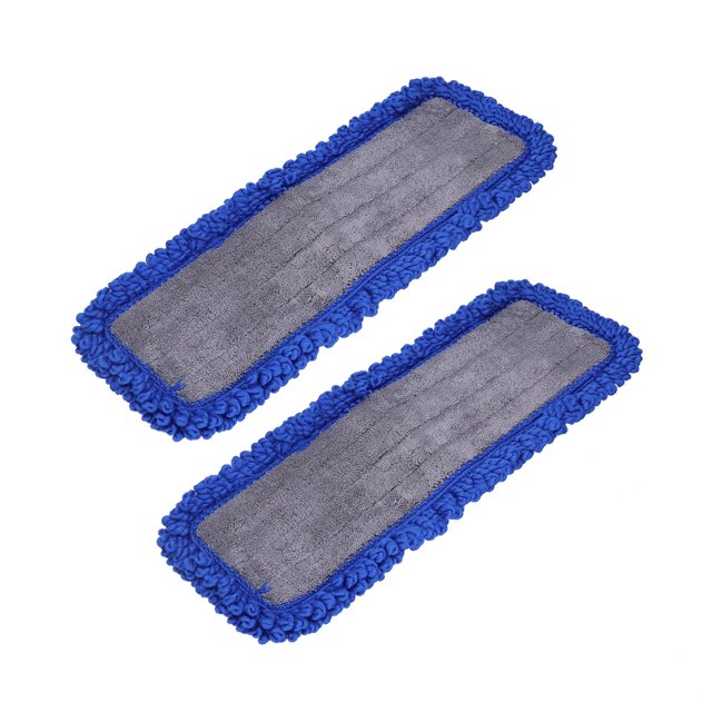 Trapeador de microfibra de 196 pulgadas 2 uds Trapeador plano para pisos de madera dura Trapeador de limpieza de fibra húmedo seco lavable para pisos de madera laminado ANGGREK Otros