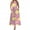 Pink, variant on Sleeveless Maxi Dresses for Women Vintage Floral Print Long Dress Loose Tank Dress with Pockets Round Neck Sundress