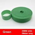 thumbnail image 1 of 5 Meter/Roll 15/20mm Color Magic Self Adhesive Fastener Tape Reusable Strong Hooks Loops Cable Tie Magic tape DIY Accessories 20mm Green 5Meter 5Meter, 1 of 6