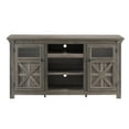 thumbnail image 6 of DEALTOPS Farmhouse TV Stand with Spacious Cabinets, Console Table with Adjustable Shelves for TVs Up to 65'', Antique Gray, 6 of 8