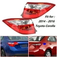 thumbnail image 3 of 2pcs Rear Tail Light Lamp Housing Assemblies 815600275 Fit for 2014 2015 2016 Toyota Corolla, Rear Left & Right, 3 of 5