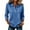 A4-Blue, variant on Textilo Polo Shirts for Women 3/4 Sleeve Lapel Collar Shirt 3 Buttons Solid Color Polo Shirt Lightweight Work Business Casual Workout Tops,Purple M