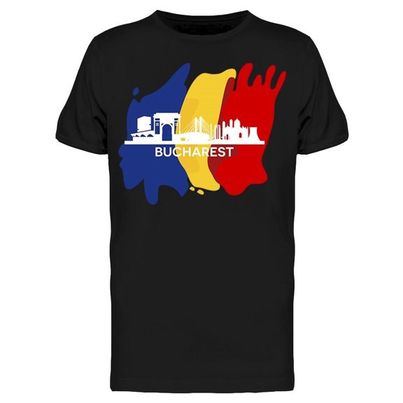 Bucharest City Skyline Tee Men's -Image by Shutterstock