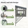 thumbnail image 4 of Cat Catio, Window Box Enclosure for Indoor Cats, Wooden Window Perch House, Expandable for Multi Cats, Secure Comfortable Outdoor Haven, 4 of 9