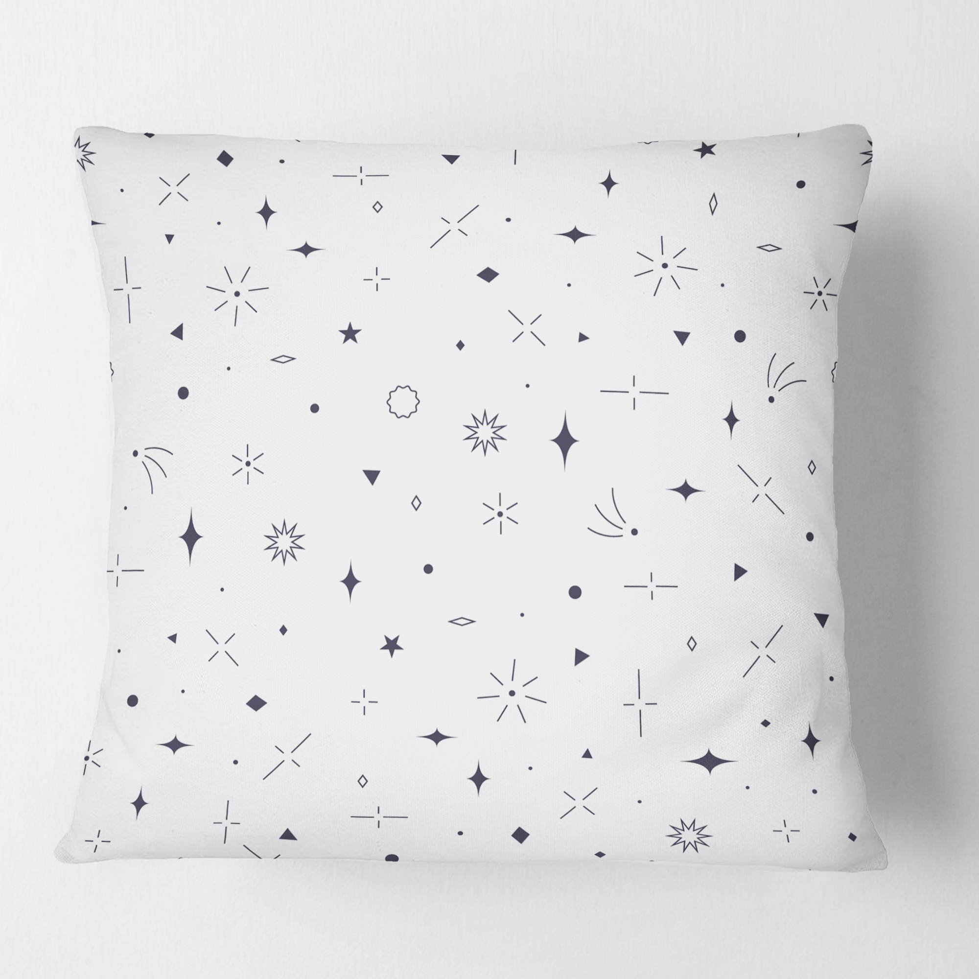 Designart Golden Geometrical Diamond Pattern III' Mid-Century Modern Throw Pillow - 18x18