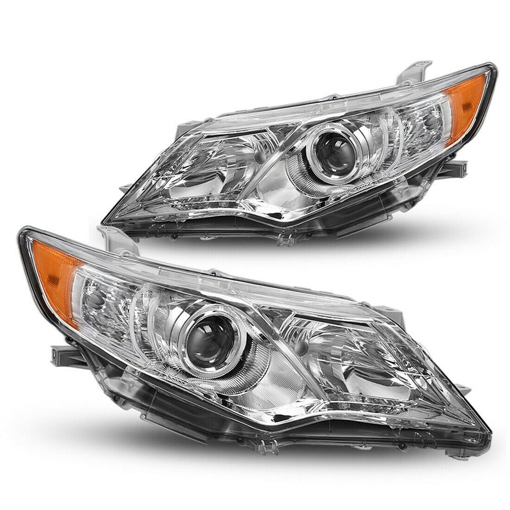 for 2012 2013 2014 Toyota Camry Crystal Clear Projector Headlights