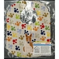 thumbnail image 2 of Pawprints Bull Terrier Red White Baby Bib, 2 of 3