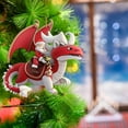 thumbnail image 5 of Luoshdecor Santa on Dragon Ornament 2025,Funny Acrylic Santa Claus Dragon Decoration for Christmas Tree Home Gift Decor, 5 of 7