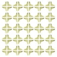 thumbnail image 2 of jifeng 100 Pcs Protecteurs d'Angle en Métal pour Livres Chemises de Protection Sacs Protège-Angle Or, 2 of 9