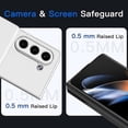 thumbnail image 3 of Compatible Samsung Galaxy Z Fold 5 Phone Case with Credit Card Holder Kickstand,Shockproof Protective Storage Wallet Card Slot Cover PU Leather Case for Samsung Galaxy Z Fold 5 5G Case Silver, 3 of 14