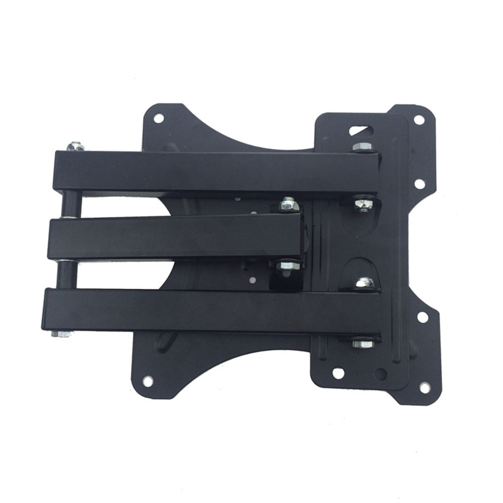 OUNONA Universal Articulating TV Wall Mount for 14-42 Inch Flat Panel TVs Black Color Iron Material