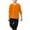 Orange, variant on FAIWAD Boys Girls Long Sleeve T-Shirts Kids Soft Cotton Plain Layering Tee Tops Casual Undershirts for 2-11Y