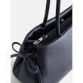 thumbnail image 4 of No Boundaries Women's Bow Shoulder Bag, Black, 4 of 7