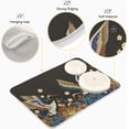 thumbnail image 4 of FREEAMG Microfiber Dish Drying Mat Absorbent Dish Draining Mat Large Size 18 x 24 Dishes Drainer Mat for Countertop Dish Drying Pads XXL Size Mandarin Ducks Flowers Cranes, 4 of 7