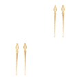 thumbnail image 1 of Jumpingount Pinza para el pelo marcapáginas firmeza cierre lateral apretado borla diseño único horquillas antiguas dulce regalo horquilla Dorado 2Conjunto, 1 of 6