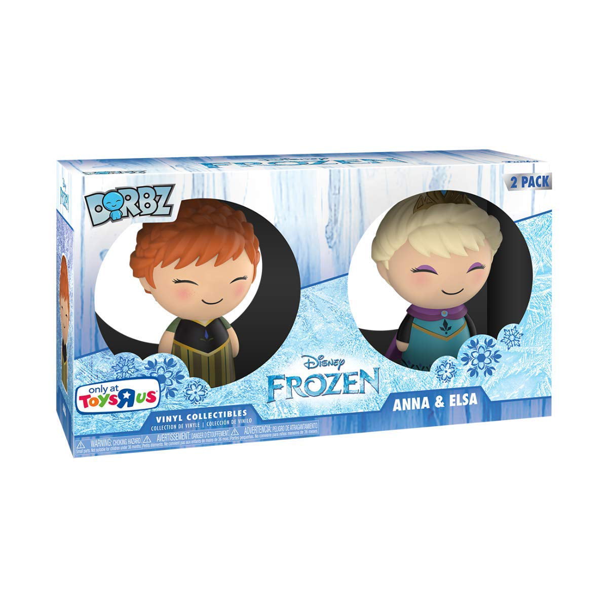 Funko Dorbz Disney Frozen Anna & Elsa Coronation 2 Pack Exclusive Vinyl Figures 