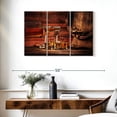 thumbnail image 3 of Elephant Stock Whiskey Glass Wall Art - Horizontal Multi Panel Canvas - Living Room Wall Decor - Food And Drink Multi Panel - Brown And Red Decor - 38" x 24", 3 of 8